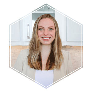 Headshot woman designer Brenna